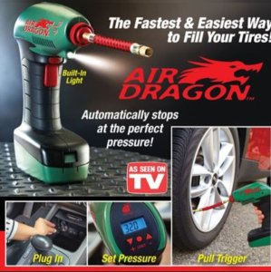 Şarjlı ışıklı hava pompası