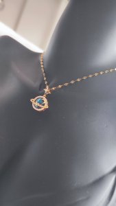 GEZEGEN ÇELİK KOLYE