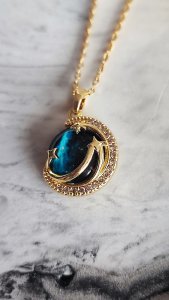 GEZEGEN ÇELİK KOLYE