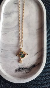 GEZEGEN ÇELİK KOLYE