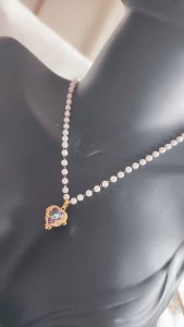 İNCİLİ ÇELİK PANDORA KOLYE