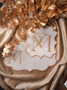 Söz nişan damat tepsisi örtüsü peçetesi