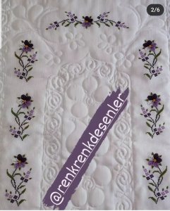 Menekşe takımı 7 parça