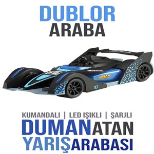 Drift Dublör Duman Atan Yarış Arabası Kumandalı, Sarjlı