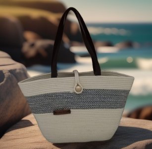 Pamuklu kordon ip ile tasarım