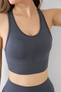 SEAMLESS (DİKİŞSİZ) TOPARLAYICI TAYT VE BRA TAKIM LACİVERT