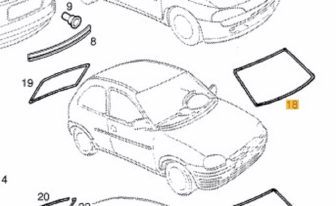 ÖN CAM FİTİLİ LASTİĞİ CORSA B 90386744--110282