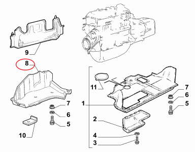 MOTOR YAN MUHAFAZA BAKALİTİ SAĞ DUCATO 1340380080