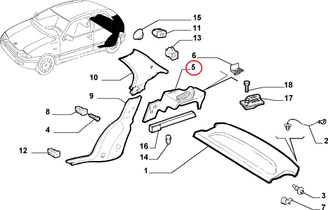 SOL BAGAJ YAN HOPARLÖR KAPLAMASI <--01 PALİO 714261633--100150004