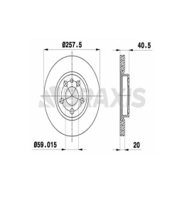 ÖN FREN DİSKİ TAKIM SCUDO EXPERT JUMPY 1316323080--4246.H8