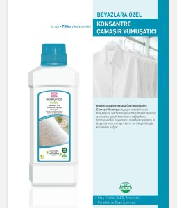 Biobellinda Beyazlara Özel Konsantre Doğal Çamaşır Yumuşatıcısı 750 Ml