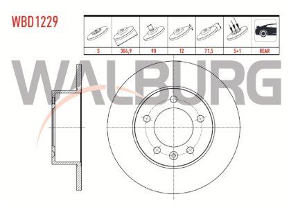 ARKA FREN DİSKİ TAKIM (ARKA TEK TEKER) MASTER3 432009822R--432000367R