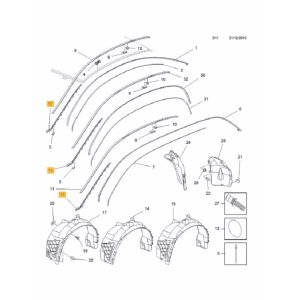ÖN CAM DİREK DIŞ BAKALİTİ (SOL) VECTRA C 24462170--5187857
