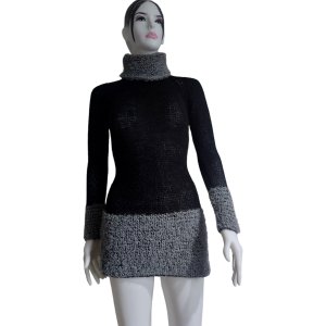 HAFİF SİM DETAY TUNİK KADIN KAZAK