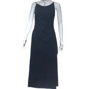 LİKRALI ŞİFON DETAY UZUN ABİYE ELBİSE