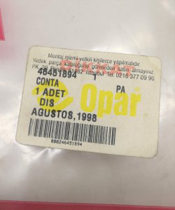 BAGAJ CAM LASTİĞİ FİTİL 97--02 PALİO 46451894