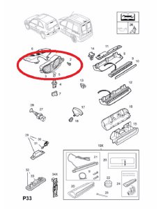 SOL ARKA SİS LAMBASI REFLEKTÖR CORSA C 24409337--1223015