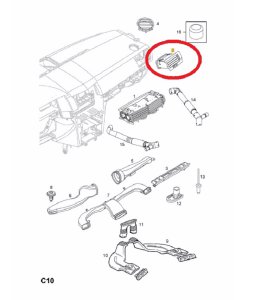 SOL KALORİFER HAVALANDIRMA IZGARASI ASTRA H 13228917--13228919--6814865--6814858