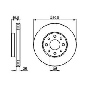 ÖN FREN DİSK TAKIMI PALİO SİENA 46419204