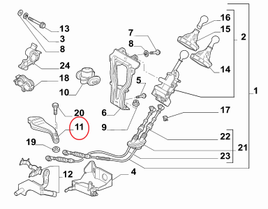 VİTES TEL KUMANDA AĞIRLIĞI 2001-2010 DOBLO 46832095 46750458