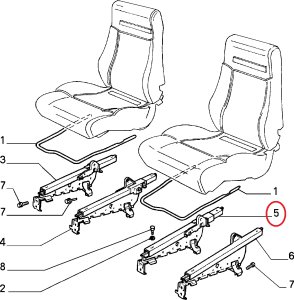 SOL ÖN KOLTUK SAĞ KIZAĞI TEMPRA TİPO 60809618--60593229