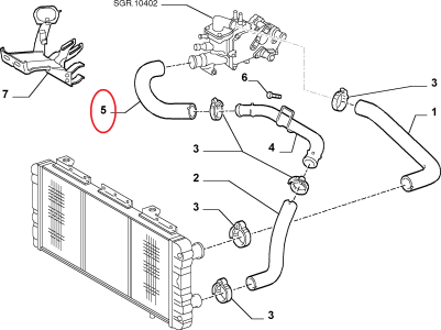 TERMOSTAT ARA HORTUMU 94--06 2,0 JTD DUCATO BOXER 1338717080--1307.ZY
