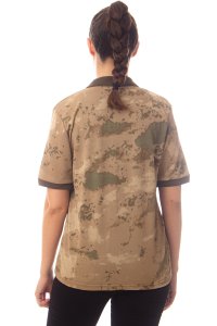 Kısa Kollu Jandarma Kamuflaj Renkli Kaliteli Taktik Operasyon Likralı Eğitim T-shirt