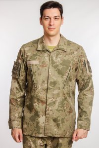 Uzun Kollu Kara Kuvvetleri Yeni Kamuflaj Renkli Taktik Gömlek Long Sleeve Camouflage