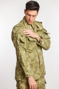 Deniz Kuvvetleri Piyade Kamuflaj Renkli Orjinal Uzun Kollu Gömlek