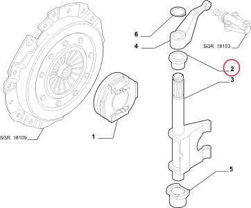 DEBRİYAJ ÇATAL BURCU ÜST (BENZİNLİ) PALİO SİENA ALBEA 46543813