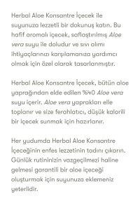 Herbal Aloe Vera suyu