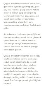 Herbalife Çay ve bitki ekstre aromalı içecek tozu