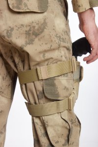 Sağ El Jandarma Kamuflaj Tek Bağlantılı Airsoft Palaskaya Kemere Geçirmeli Ahtapot impertex Bacak Silah Kılıfı