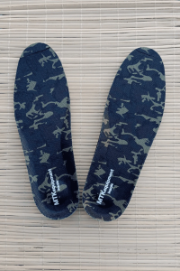 Kamuflaj Renkli Ortopedik Memory Foam Ayakkabı Tabanlığı Natural Kemer Destekli iç Ayakkabı Tabanlık