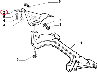 MOTOR TRAVERS BAĞLANTI SAC (SOL) PLAİO SİENA ALBEA 46440102