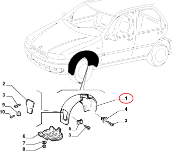 SOL ÖN ÇAMURLUK DAVLUMBAZI PALİO SİENA 46441146