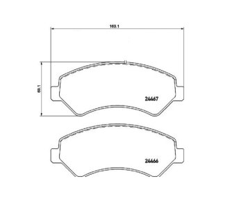 ÖN FREN BALATASI TAKIM 20Q DUCATO BOXER JUMPER 06-->  77366022