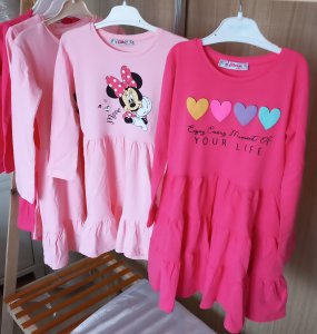 Kalpli Elbise 7-8 yaş