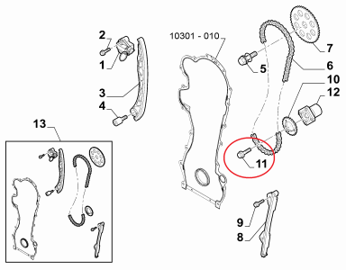 KRANK CİVATASI 1,3 MTJ FIAT--OPEL TÜM MODELLER 55187537--636484