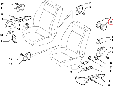 ÖN KOLTUK (BEL) AYAR MAKARASI DOBLO 1-2 129331060