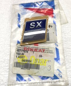 ORJİNAL ARKA BAGAJ (SX) YAZI DOBLO 46777975