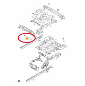 SAĞ ARKA TABAN ALT DEFLEKTÖRÜ VECTRA C 24442873-5180606