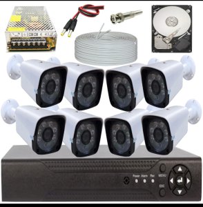 8 Kameralı Full Set