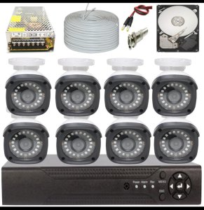 8 Kameralı Full Set
