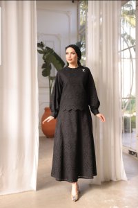 kadın tesettür  etekli takım