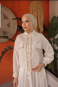 kadın tesettür  etekli takım