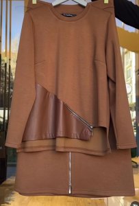 kadın tesettür  etekli takım