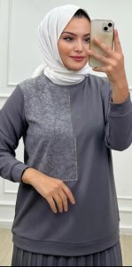 kadın tesettür  etekli takım