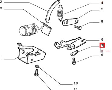 ORJİNAL FREN LİMİTÖR SACI UNO 7688562