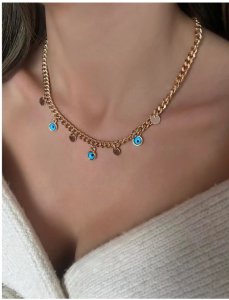 Vip Kalın Kadın Nazar Kolye